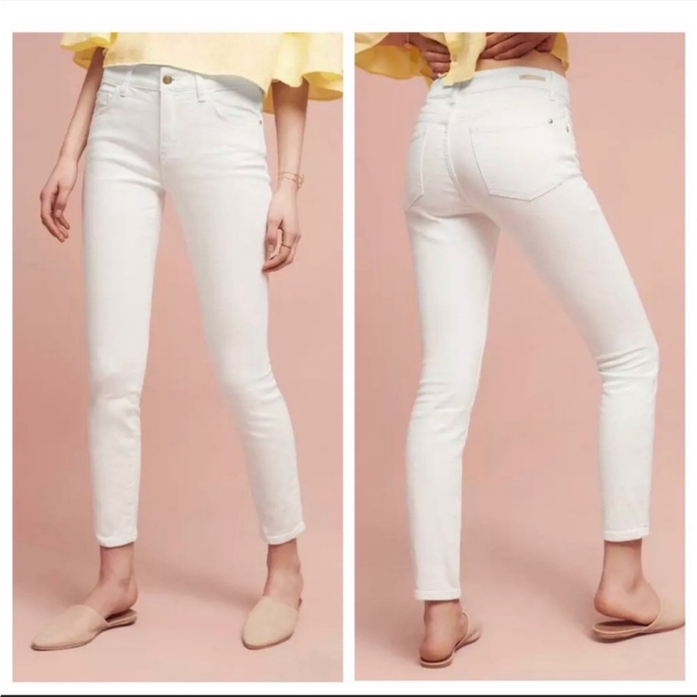 Anthropologie distressed high rise skinny jeans size 27. - Picture 2 of 16
